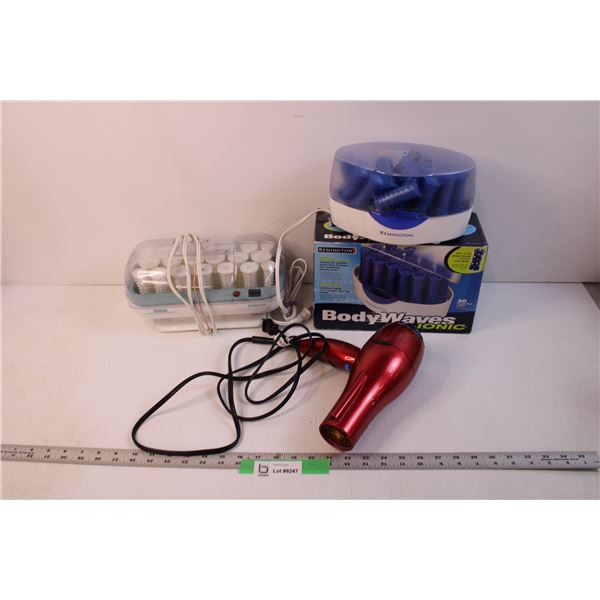 (2) Hair Curlers and Blow Dryer (Hair Curlers Works)