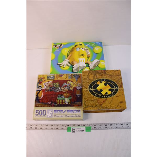 (3) Assorted Puzzles