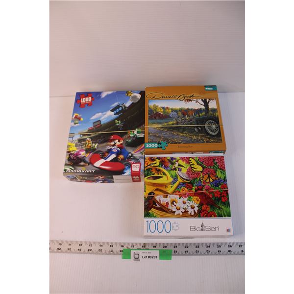 (3) Assorted Puzzles - Mario