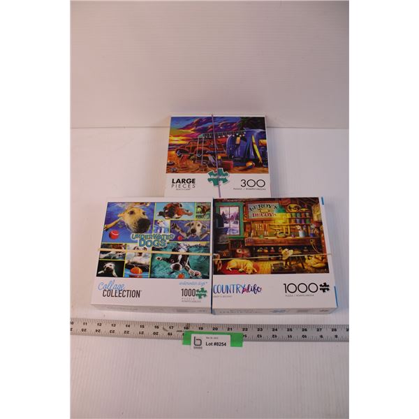 (3) Assorted Puzzles