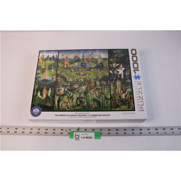 Sealed  Garden of Earthly Delight,  1000 Piece Puzzle (NIB)