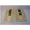 Image 3 : (36) Vintage Automotive Electrical Association (AEA) 1959 Standard of Adjustment Settings Cards
