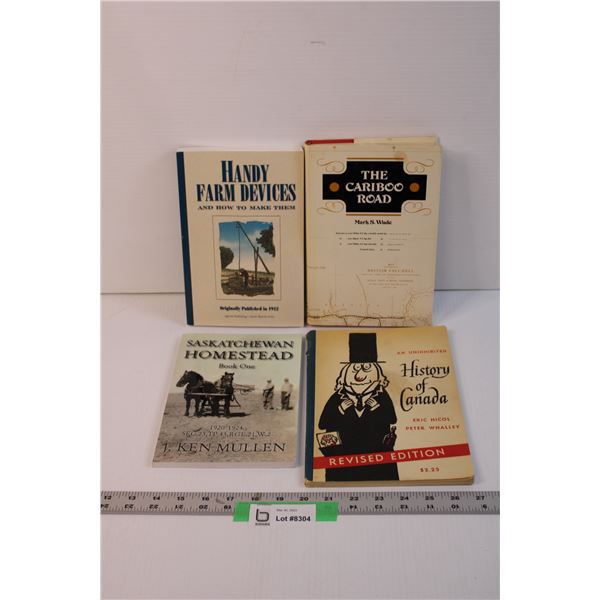 (4) Canadian History and Farming Books