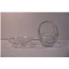 Image 3 : Crystal Basket and Crystal Decorative Bowl