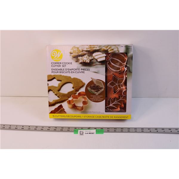 Copper Cookie Cutter Set (NIB)