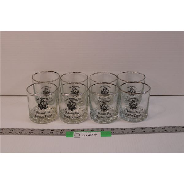 (8) Lot of Hudson's Bay Glass Alcohol Glasses