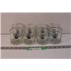 Image 2 : (8) Lot of Hudson's Bay Glass Alcohol Glasses