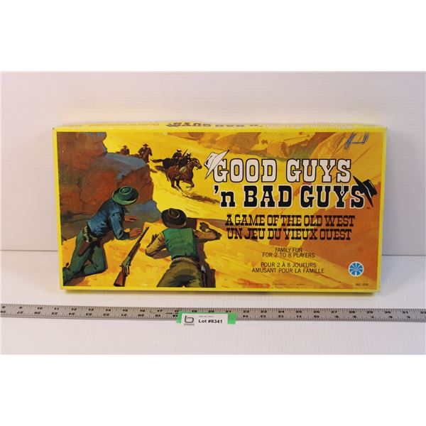 Vintage Good Guys and Bad Guys Board Game