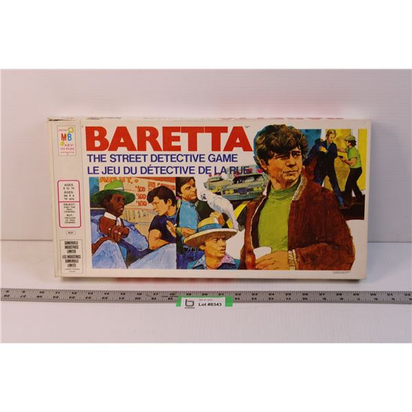 Vintage Baretta The Street Detective Game Board Game