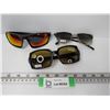 Image 1 : (3) Pair of Sunglasses (colored one has scratches on lens)