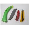 Image 3 : (4) Utility Box Cutter Knives