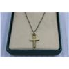 Image 2 : Gold Filled 18" Cross