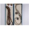 Image 4 : 2XBid Price-(2) Crystal Necklace & Earring Sets