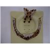 Image 2 : 2XBid Price-Extra Brilliant Swarovski Crystal Necklace and Earring Sets