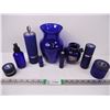 Image 1 : Cobalt Blue Glassware and Perfumes