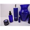 Image 2 : Cobalt Blue Glassware and Perfumes