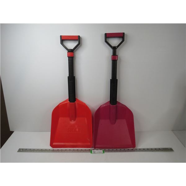 (2) Adjustable Shovels