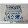 Image 1 : Pair of 1972 Saskatchewan License Plates