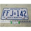 Image 1 : (1) Alberta 1973 License Plate