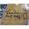 Image 3 : Saskatchewan Roughriders Tin Sign (signed by Dave Rid) - Plastic Oilers Sign