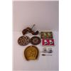 Image 2 : Lot of Assorted Vintage Items - Change Purse, Bottle Cork Screw, Salt and Pepper Shakers