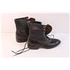 Image 3 : Vintage Leather Lace Up Lardo Boots - Mens Size 8 1/2