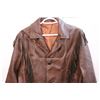 Image 3 : *Vintage Brown Leather Jacket with Tassels