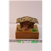 Image 1 : Vintage Miniature Wooden House Swiss Music Box