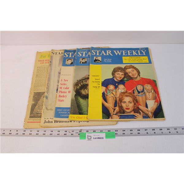 Vintage Star Weekly Magazines