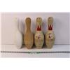 Image 1 : (4) Vintage Wooden Bowling Pins