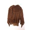 Image 5 : Vintage Leather or Suede Fringed Jacket