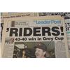 Image 3 : Lot of Newspapers - Roughriders 1989