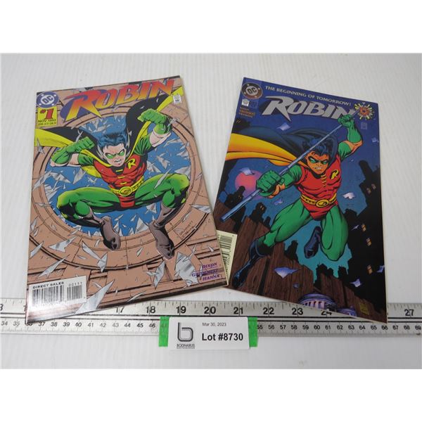 (2) DC Robin Comics