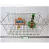 Image 1 : Wire Basket - Captains Table Wiskey Bottle - Paper Fanta & Rum Label