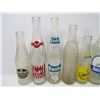 Image 3 : (7) Assorted Soda Bottles - Suncrest - Fanta - PopShoppe - Mission