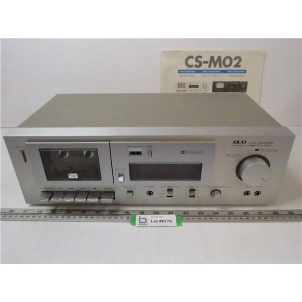 Akai CS-Mo2 - Stereo Cassette Deck (works)