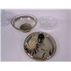 Image 3 : (2) Crystal Sugar Bowls - Glass Dish w/Lid - Crystal Dish