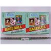 Image 1 : (2) DonRuss Series 2 Baseball Cards (1991 Puzzle & Cards unopened)