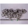 Image 1 : (9) Stainless Steel Tea Pots