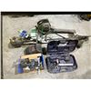 Image 1 : Lot of Tools and Accessories (Lincoln Powerluber, Weed Eater, Ryobi Circular saw, Welding Mask Etc.)