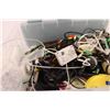 Image 3 : Box of Miscellaneous Cords & Electronics