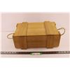 Image 1 : Wooden Crate with Rope Handles