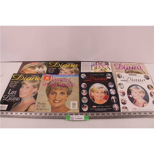 (8) Princess Diana Magazines