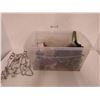 Image 1 : *Tote of (7) Dog Screw in Stakes - Long Screws & Nails - Misc. Items