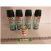 Image 1 : (4) Cans of Krylon Dark Green Spray Paint - Tremclad Flat White Paint (Cannot Ship)
