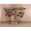 Image 1 : (1) Tremclad Blue Gloss Rust Paint - (1) Tremclad High Gloss White Rust Paint(Cannot Ship)