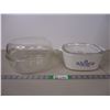 Image 1 : Pyrex Glass Roaster and Corning Ware Casserole Dish