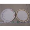 Image 1 : (1) Corelle Butterfly Gold and (1) Corelle Plate