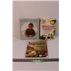 Image 1 : (3) Assorted Books - Knitting, Cooking
