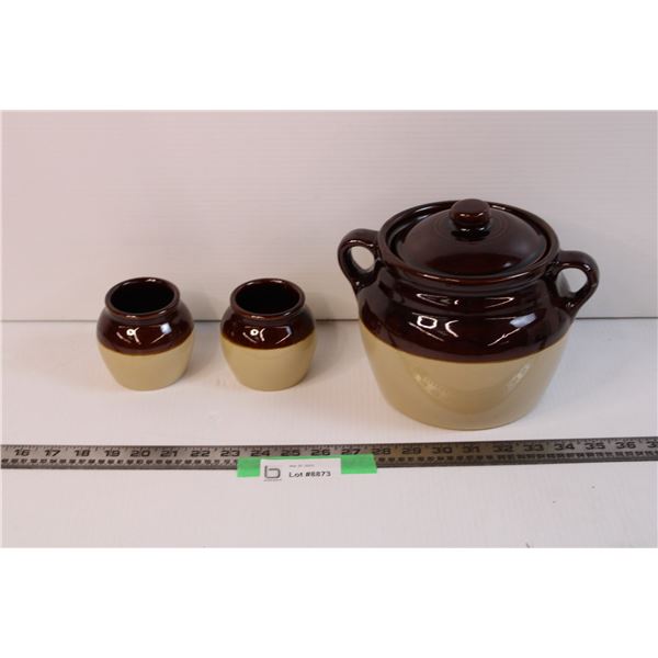 (3) Bean Pots